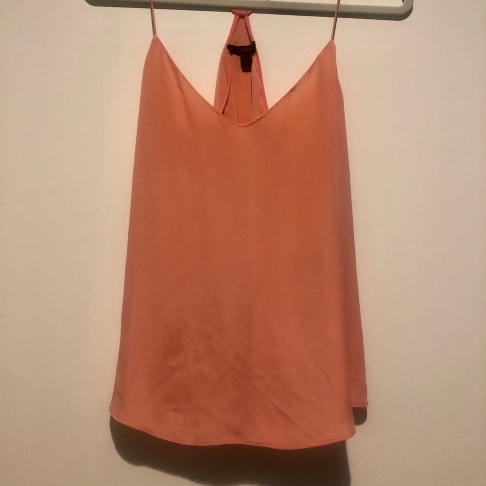 J.Crew Silk Salmon Carrie Cami